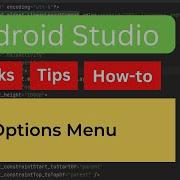 Android Kotlin Options Menu