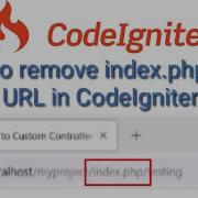 How To Remove Index Php From Url In Codeigniter