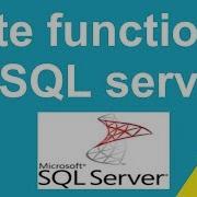 Date Functions In SQL Server