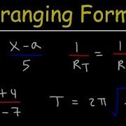 How To Change The Subject Of A Formula GCSE Maths