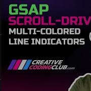 ScrollTrigger Multi Colored Line Indicators From Vega Webflow