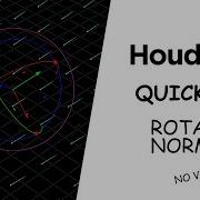 Houdini Quick Tip Rotate Normals No Vex