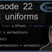 Episode 22 OpenGL Glsl Uniform Variables Second Mechanism To Send Data To GPU