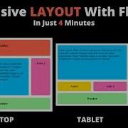 Responsive Flexbox Layout Page In 4 Minutes Flexbox Tutorial
