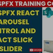 PnP SPFx React Carousel Control And React Slick Slider Creating A Carousel With React Js Slick