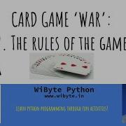 2 Card Game WAR In Python Game Rules