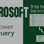 Microsoft Power Query Grouping On Single And Multiple Columns