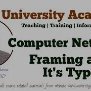 CN21 Framing In Data Link Layer Types Of Framing DLL In OSI Computer Network
