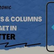 Rows Columns In Flutter Flutter App Development Tutorial 2023