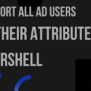 Export All Active Directory Users Powershell Script