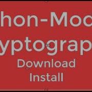 How To Install CRYPTOGRAPHY MODULE In Python Download Install