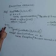 Exception Chaining In Python S4ep11 Education Everyone