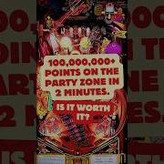 Scoring 100 000 000 On The Party Zone Pinball In 2 Minutes