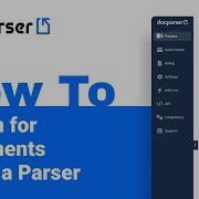 Docparser Academy How To Search For Documents Inside A Parser
