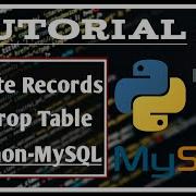 Delete Data From Table 10 Drop Table Python MySQL Tutorials For Beginners Jeevan Upreti