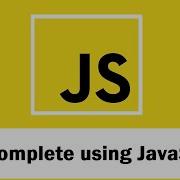 Autocomplete Textbox Using JavaScript PHP MySQL