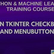 Tkinter Checkbutton And Menubutton In Tkinter Explained With Examples