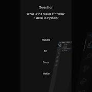 Python Basics Quiz Test Your Knowledge LearnPython PythonMCQ Pythonquiz Pythonquestion Python