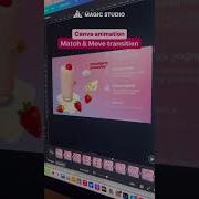 Canva Animation Design Using Their Match Move Transitions