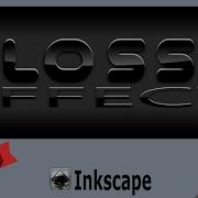 Inkscape Typography Glossy Text Effect Hindi Tutorial