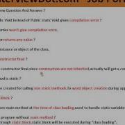 Why Main Method Is Static In Java