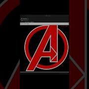 Avengers Logo Using Python Viralvideo Shorts New Avengers Coding Python