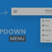 How To Create Dropdown Menu Using HTML CSS And JavaScript