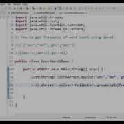 Java8 Coding Interview Question 2 Word Frequency Count In Java8 Given A List Of Strings