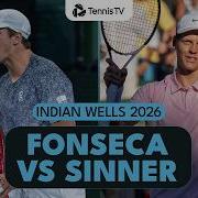 Joao Fonseca Vs Jannik Sinner First Meeting Highlights Indian Wells 2026