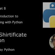 CS50 Shirtificate Solution CS50P Problem Set 8