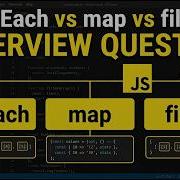 JavaScript Interview Question ForEach Vs Map Vs Filter