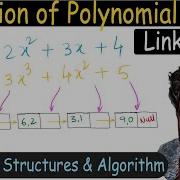 59 Addition Of Two Polynomials Using Linked List Data Structures