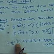 Mod 01 Lec 36 Hamiltonian Formulation For Solution Of Optimal Control Problem
