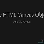The HTML Canvas Part 1