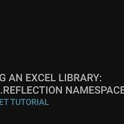 Building An Excel Library For Python System Reflection Pt 2