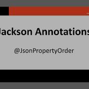 Jackson Serialization 3 JsonPropertyOrder