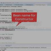 Spring Java Code Container Configuration Part 2 Constructor Injection