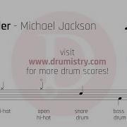 Michael Jackson Thriller Drum Score