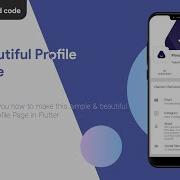Simple Beautiful Profile Page In Flutter Flutter Tutorials Speed Code