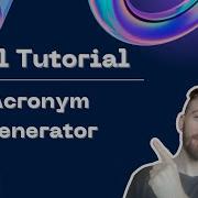 Acronym Generator Video