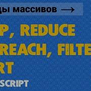 Урок Javascript 8 Методы массивов JS 1 Map Filter Sort Reduce ForEach примеры