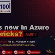 What S New In Azure Databricks Azure Data Engineer Training From SQL School Sqlschool Education