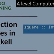 Functions Types In Haskell