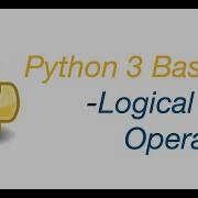 Python 3 Basics Logical Operators