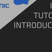 Ionic Tutorial Introduction 1