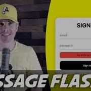Flutter Message Flash Widget Workshop