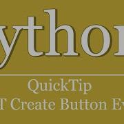 QuickTip 60 Python Qt Button Event Erstellen PyQt