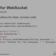 Java API For WebSocket 1 0