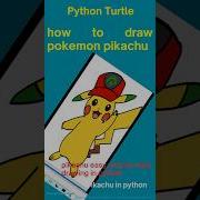 Python Magic With Turtle Python Turtle Pikachu Pikachu Code In Python Programming Python