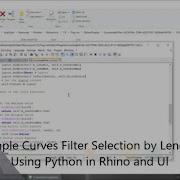 Curve Length Filter Rhino Python